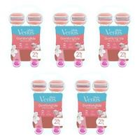 Gillette Venus Comfortglide White Tea Disposable Razor 2 Pack Bundle of 5