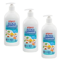 Pigeon Liquid Cleanser for Baby Bottles & Teats 700mL Pack of 3