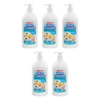 Pigeon Liquid Cleanser for Baby Bottles & Teats 700mL Pack of 5