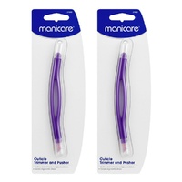 Manicare Cuticle Trimmer and Pusher x 3 Bundle of 2
