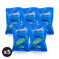 Johnsons Eucalyptus Drops Sugar Free 50g Pack of 5