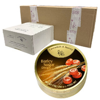 Cavendish and Harvey Barley Sugar Drops 200g Tin Sweets Candy Lollies x 50