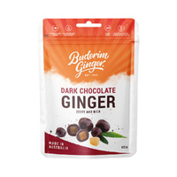 Buderim Ginger Dark Choc Ginger 125gm (Sold Individually Ctn Qty 9)