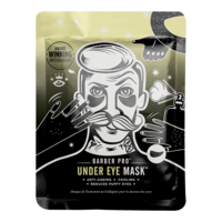 Barber Pro Under Eye Mask Anti Ageing Activated Charcoal Volcanic Ash Men 3 Pairs