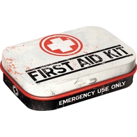 Nostalgic Art First Aid Kit Pills Novelty Mint Tin Box With Mints 34g