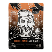 Barber Pro Brightening Face Mask Turmeric Extract Anti Ageing Mens Skin Care