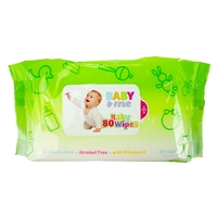 Baby & Me Wet Wipes Pouch 80 Sheets