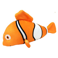 Teddy & Friends Soft Plush Toy Elasticated Clown Fish 23cm