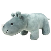 Teddy & Friends Soft Plush Toy Elasticated Rhino 25cm