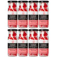 Random Harvest Strawberries and Cream Rock Candy 8 x 180g Gluten Free Jars