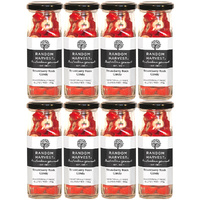 Random Harvest Strawberry Rock Candy 8 x 170g Jars Gluten Free Vegan Sweets Australia