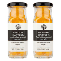 Random Harvest Traditional Barley Sugar Candy 2 x 170g Jars Gluten Free