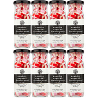 Random Harvest I Love You Rock Candy 8 x 170g Jars Vegan Friendly Australian Made