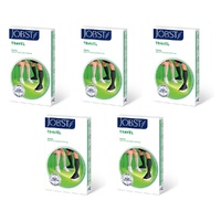 JOBST Travel Compression Sock 15-20mmHg Knee High Black Size 5 Pack of 5