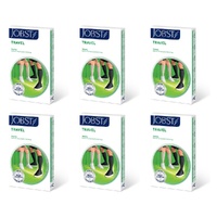 JOBST Travel Compression Sock 15-20mmHg Knee High Black Size 5 Pack of 6