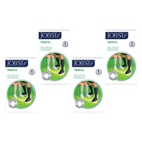 JOBST Travel Compression Sock 15-20mmHg Knee High Black Size 1 Pack of 4