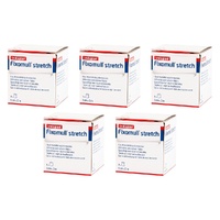 Fixomull Stretch Elastic Adhesive Tape 5cm x 5m Pack of 5
