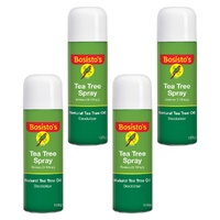 Bosisto's Tea Tree Spray 125g x 3 Bundle of 4