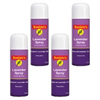 Bosisto's Lavender Spray 125g x 3 Bundle of 4