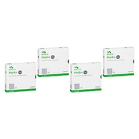 Mepilex Ag Antimicrobial Silicone Foam Dressing 10cm x 10cm 5 Pieces Pack of 4