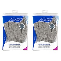 Manicare Charcoal Exfoliating Gloves x 3 Bundle of 2