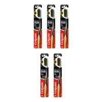 Colgate Slim Soft Advanced Charcoal Bristles Ultra Soft Toothbrush Pack of 5