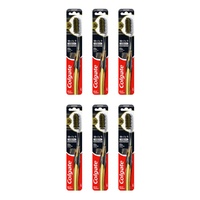 Colgate Slim Soft Advanced Charcoal Bristles Ultra Soft Toothbrush Pack of 6