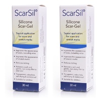 Scar Heal ScarSil Silicone Scar Gel 30mL Pack of 2