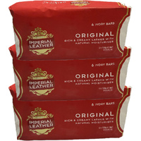 Cussons Imperial Leather Original Soap Bars 3 x 6 Pack 100g