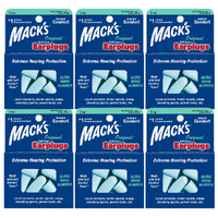 Macks Soft Foam Earplugs 5 Pair Pack of 6 NRR 32 dB Noise Reduction