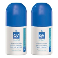 Ego QV Naked Anti-perspirant Deodorant Roll-on 80g Pack of 2