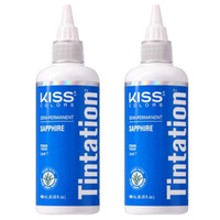 Kiss Tintation SemiPermanent Hair Colour with Aloe Vera 2x 148ml Sapphire T222