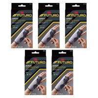 Futuro Wrist Comfort Stabilising Brace Adjustable Black & Grey Pack of 5