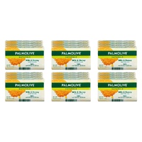 Palmolive Naturals Milk & Honey Bar Soap 4 Pack x 12 Bundle of 6