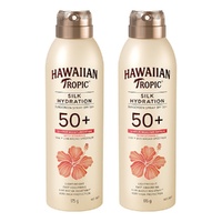 Hawaiian Tropic Silk Hydration Spray SPF50+ 175g Pack of 2