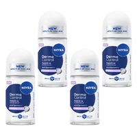 NIVEA Derma Control Sensitive 72H Anti-Perspirant 50mL Pack of 4