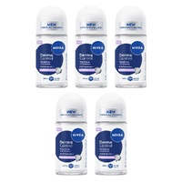 NIVEA Derma Control Sensitive 72H Anti-Perspirant 50mL Pack of 5