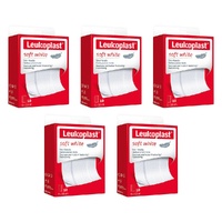 Leukoplast Soft Precut First Aid Dressing 6cm x 10cm Pack of 5