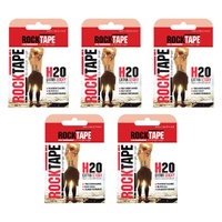 RockTape H2O Beige Sports Tape 5cm x 5m Pack of 5