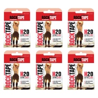 RockTape H2O Beige Sports Tape 5cm x 5m Pack of 6
