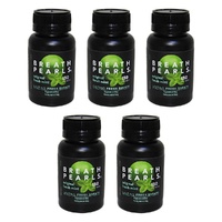 Breath Pearls Large Breath Freshener 150 Pack Bundle of 5
