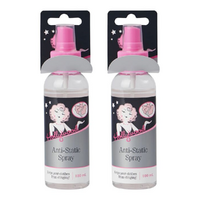 Hollywood Fashion Secrets Anti Static Spray 100ml Clothing Spray Pack of 2