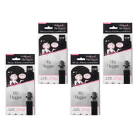 Hollywood Fashion Secrets Hip Hugger Adjustable Belt No Buckle Black Pack of 4