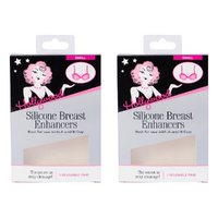 Hollywood Fashion Secrets Silicone Breast Enhancers Small Push Up Inserts Pack of 2