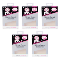 Hollywood Fashion Secrets Silicone Breast Enhancers Small Push Up Inserts Pack of 5