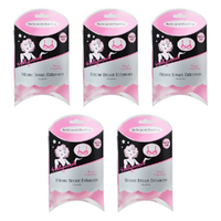 Hollywood Fashion Secrets Silicone Breast Enhancers Med Push Up Inserts Pack of 5