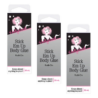 Hollywood Fashion Secrets Stick Em Up Body Glue Roll On 50ml Pack of 3