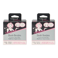 Hollywood Fashion Secrets Boob Besties Breast Tape Nipple Covers Set Pack of 2