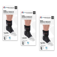 Thermoskin Sport Ankle Brace Small Black Pack of 3