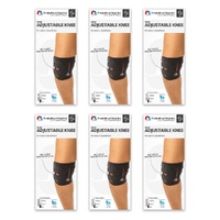 Thermoskin Sport Adjustable Knee Wrap L/XL Black Pack of 6
